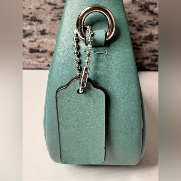 New Coach Jonie Mini Bag in Glovetanned Leather Aquamarine / Silver CR508 - Picture 7 of 15